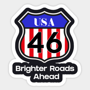 Brighter Roads Ahead Sticker